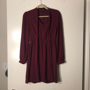 Maroon Dress
